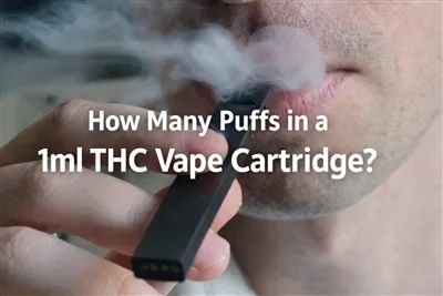 Hvor mange pust i en 1 ml THC Vape patron?