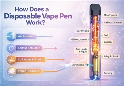 Hvordan fungerer en engangsvapepen?